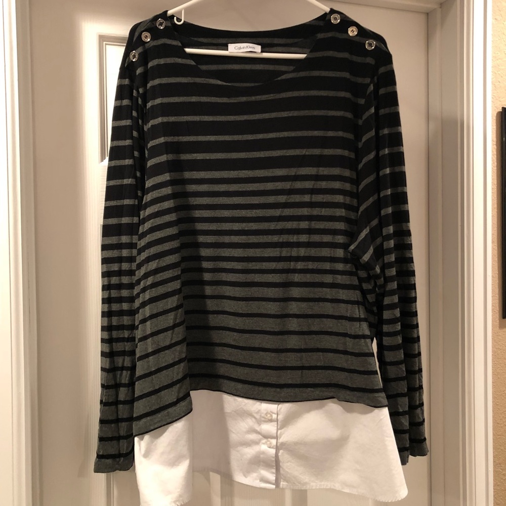 Calvin Klein striped top
